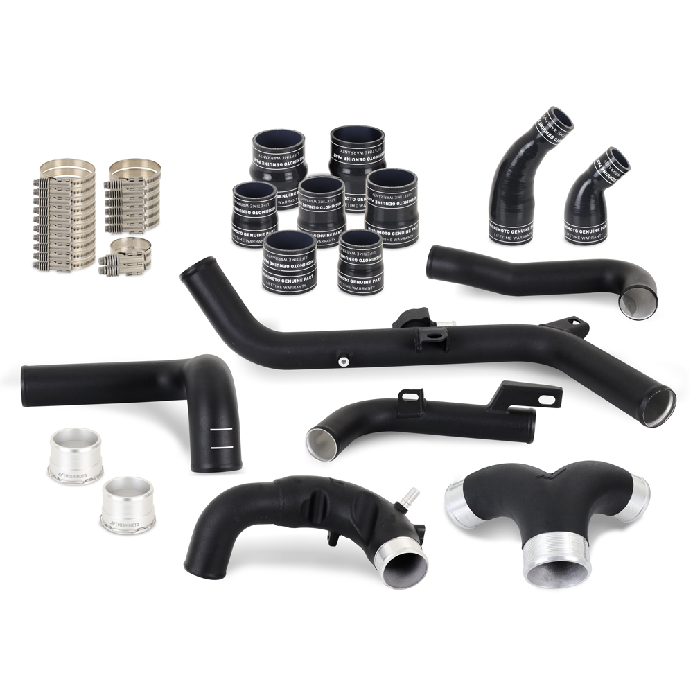 Mishimoto — Mishimoto 21+ Bronco 2.7L Intercooler Pipe Kit Micro Wrinkle Black
Intercooler Pipe Set - view 9